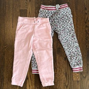 Girls 4t Joggers Carters and Pink Velvet